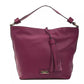 Burgundy Leather Women Shoulder Bag