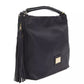 Gray Leather Women Shoulder Bag