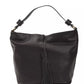 Black Leather Women Shoulder Bag