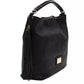 Black Leather Women Shoulder Bag