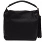 Black Leather Women Shoulder Bag