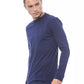 Blue Cotton Men Sweater