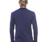 Blue Cotton Men Sweater