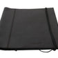 Black Leather Bifold Travel Holder Logo Wallet