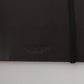 Black Leather Bifold Travel Holder Logo Wallet