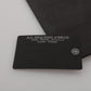Black Leather Bifold Travel Holder Logo Wallet