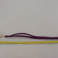 Purple Leather Strap Gold Metal Logo Airpods Case