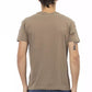 Brown Cotton Men T-Shirt