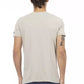 Beige Cotton Men T-Shirt