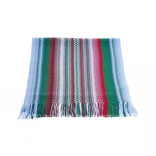 Multicolor Wool Men Scarf