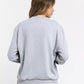 Gray Cotton Women Sweater