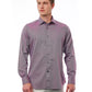 Burgundy Cotton Men Shirt