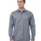 Black Cotton Men Shirt