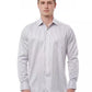 White Cotton Men Shirt