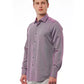 Burgundy Cotton Men Shirt