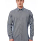 Blue Cotton Men Shirt