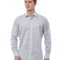 Multicolor Cotton Men Shirt