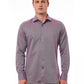 Burgundy Cotton Men Shirt