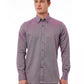 Burgundy Cotton Men Shirt