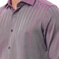 Burgundy Cotton Men Shirt