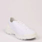 White Textile Men Sneaker