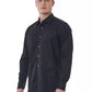 Black Cotton Men Shirt