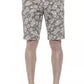 Green Cotton Mens Bermuda Short