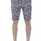 Blue Cotton Men's Bermuda Short