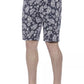 Blue Cotton Men's Bermuda Shorts