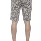 Green Cotton Mens Bermuda Short