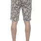 Green Cotton Men Bermuda Short