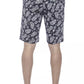 Blue Cotton Men's Bermuda Shorts