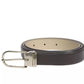 Brown Leather Women Belt