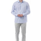 Light Blue Cotton Men Shirt