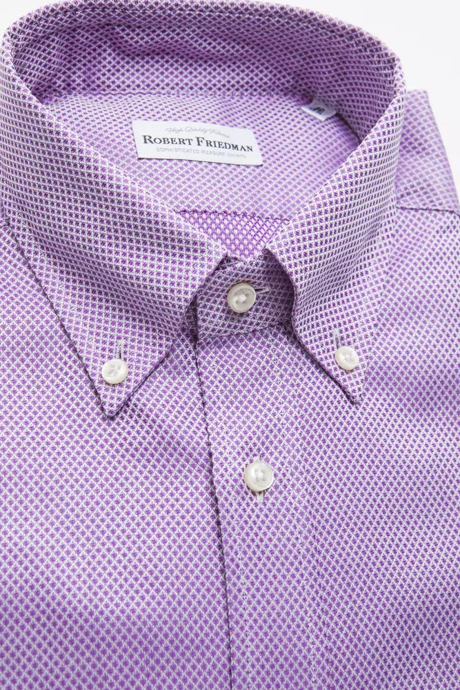 Pink Cotton Men Shirt