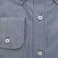 Blue Cotton Men Shirt