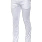 White Cotton Men Trouser