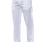 White Cotton Men's Trouser