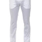 White Cotton Men Trouser