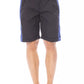 Black Cotton Men's Short