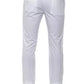 White Cotton Men Trouser