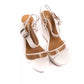 White Polyethylene Women's Wedge Sandal