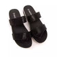 Black Textile Women Sandal