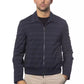 Blue Wool Men Jacket