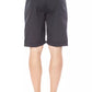 Black Cotton Men's Short