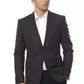 Gray Wool Men Blazer