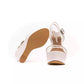 White Polyethylene Women's Wedge Sandal
