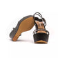 Black Polyethylene Women Sandal