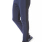 Blue Viscose Men Pants