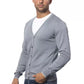 Gray Cotton Men Cardigan